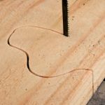 Wood cutting bandsaw