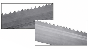 Bandsaw blade support